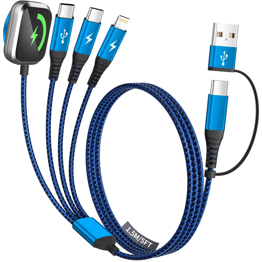Fletcher Tricounty Tech Assorted Charging Cable Navy