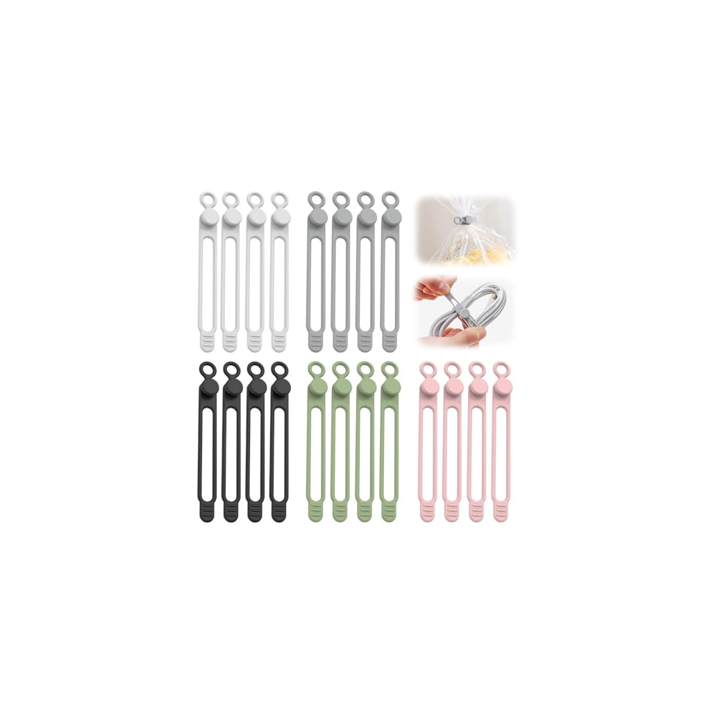 Fletcher Tricounty Tech Compact Cable Organizer White