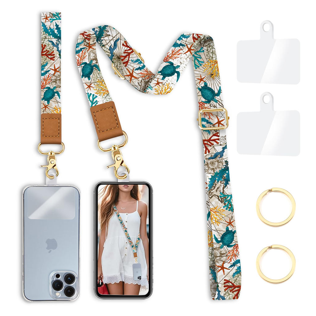 Phone Lanyard Strap White product photo