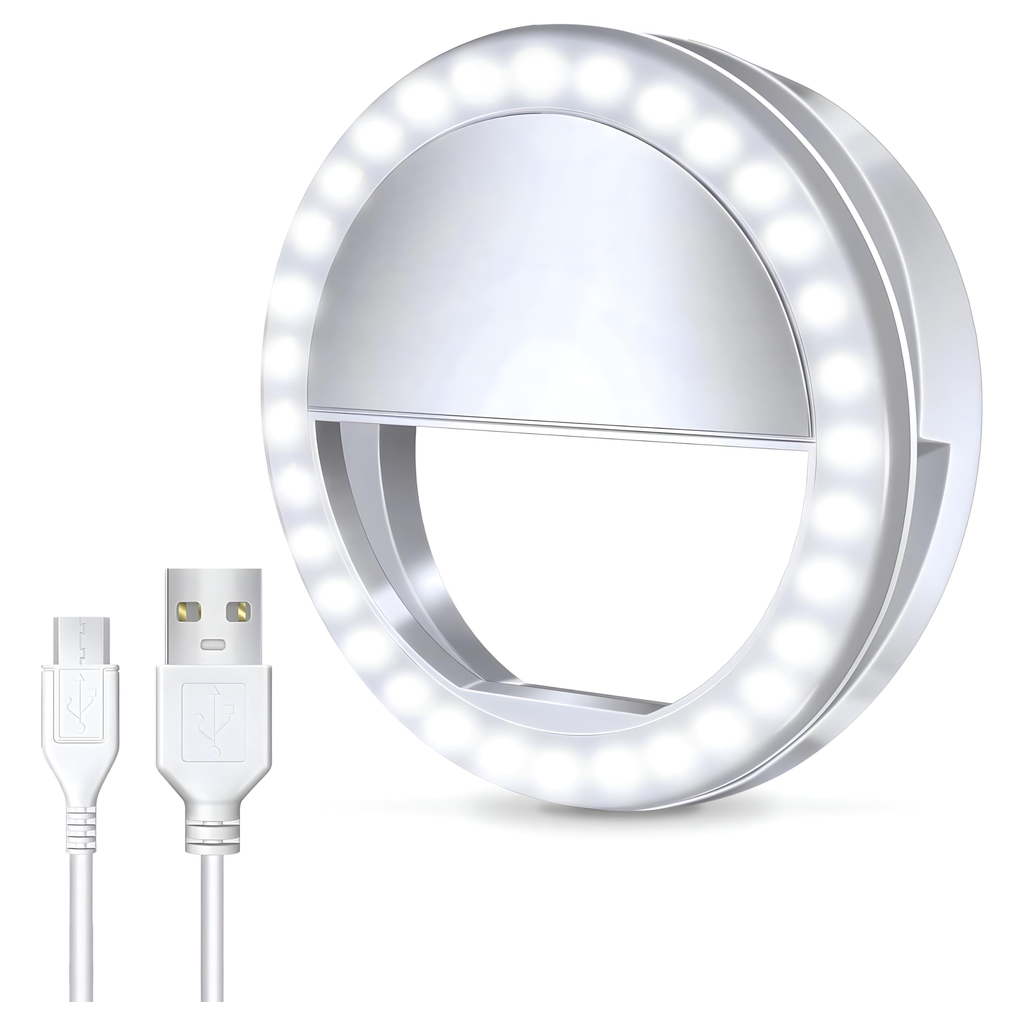 Selfie Ring Light Clip Black product photo