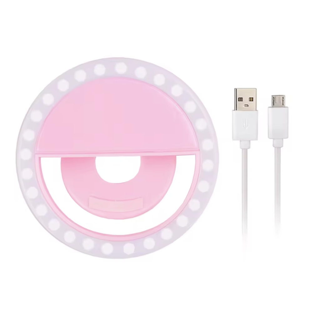 Selfie Ring Light Clip Blue product photo