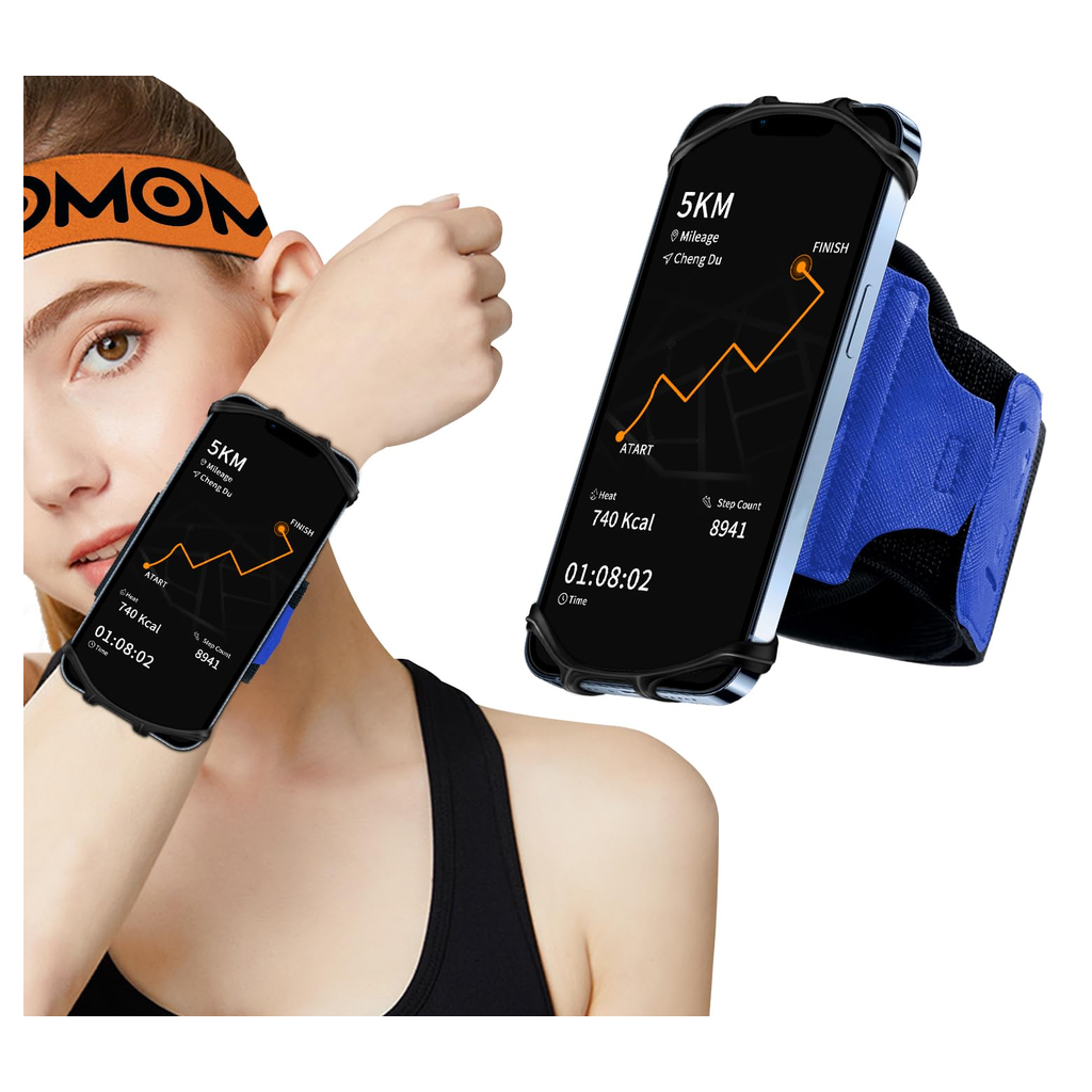 Running Phone Armband White product photo