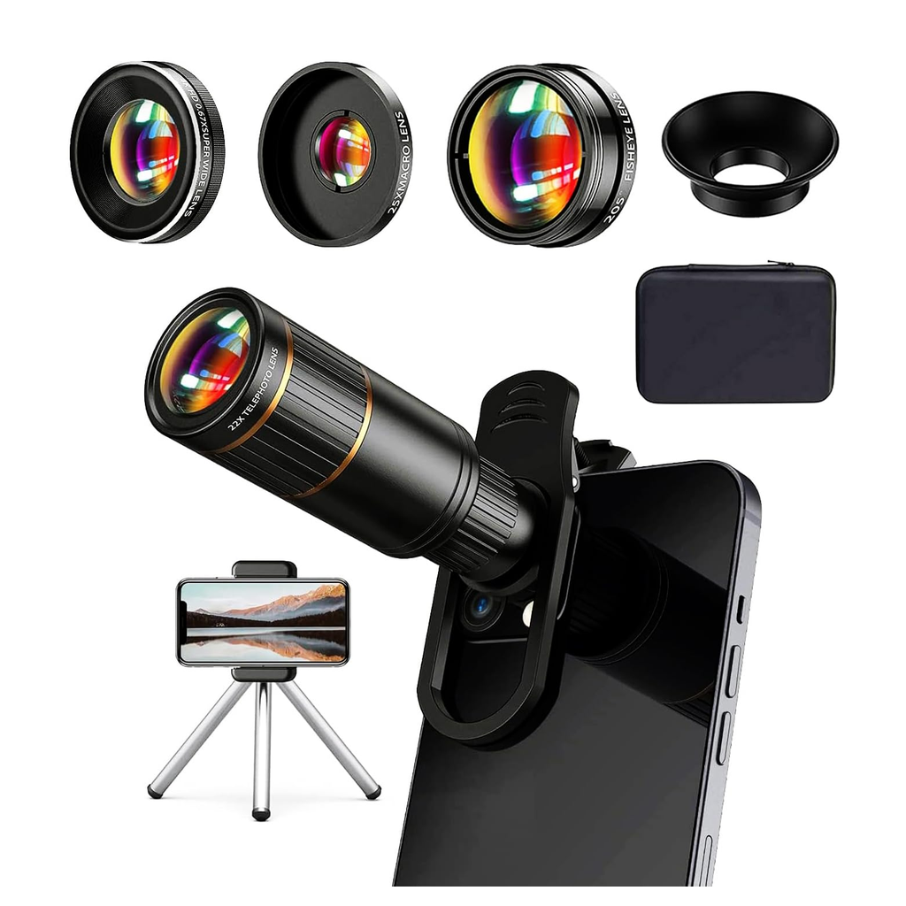 Clip On Phone Camera Lens Kit White product photo